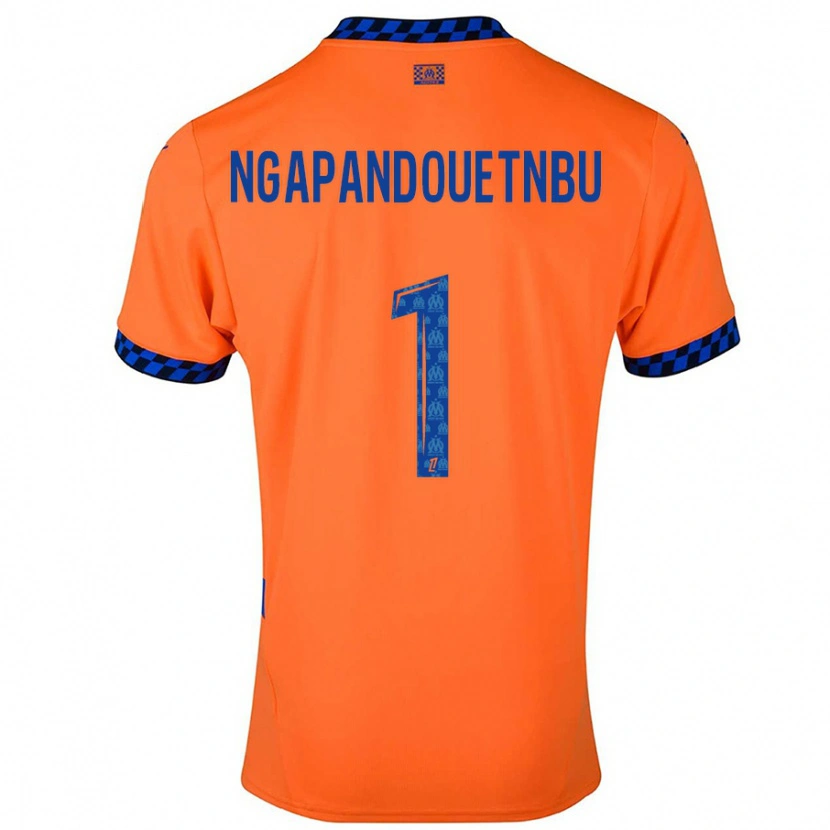 Danxen Herren Simon Ngapandouetnbu #1 Orange Dunkelblau Ausweichtrikot Trikot 2024/25 T-Shirt