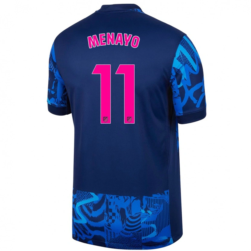Danxen Herren Carmen Menayo #11 Königsblau Ausweichtrikot Trikot 2024/25 T-Shirt