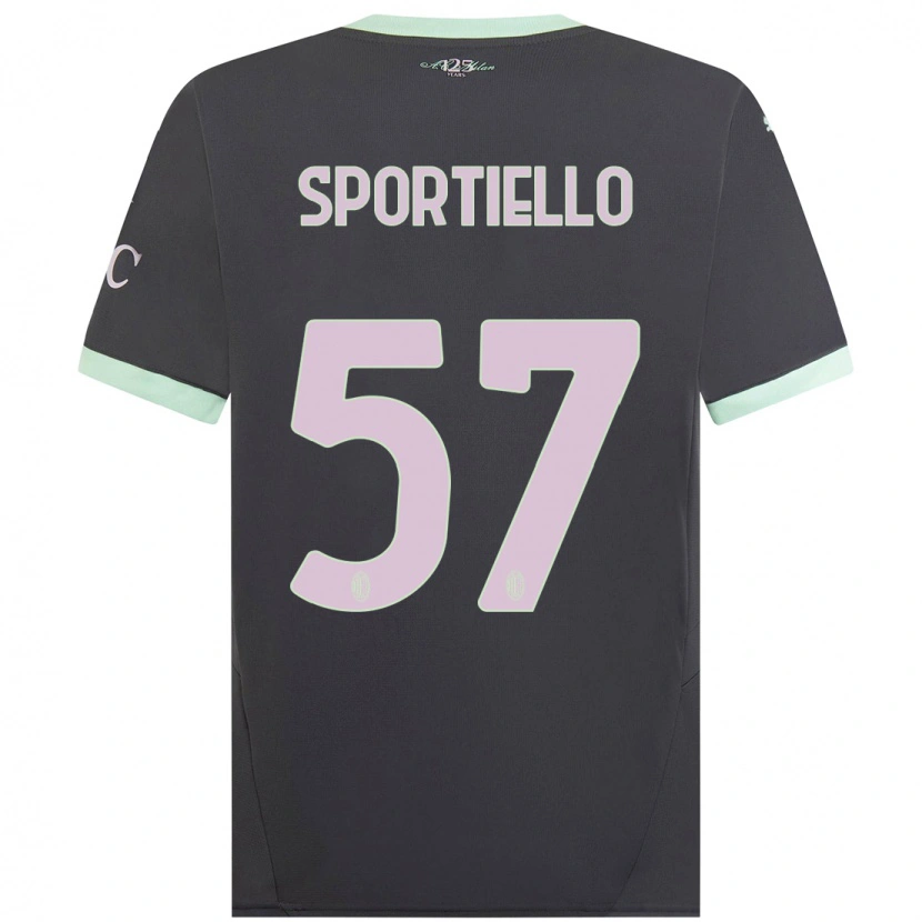 Danxen Herren Marco Sportiello #57 Grau Ausweichtrikot Trikot 2024/25 T-Shirt