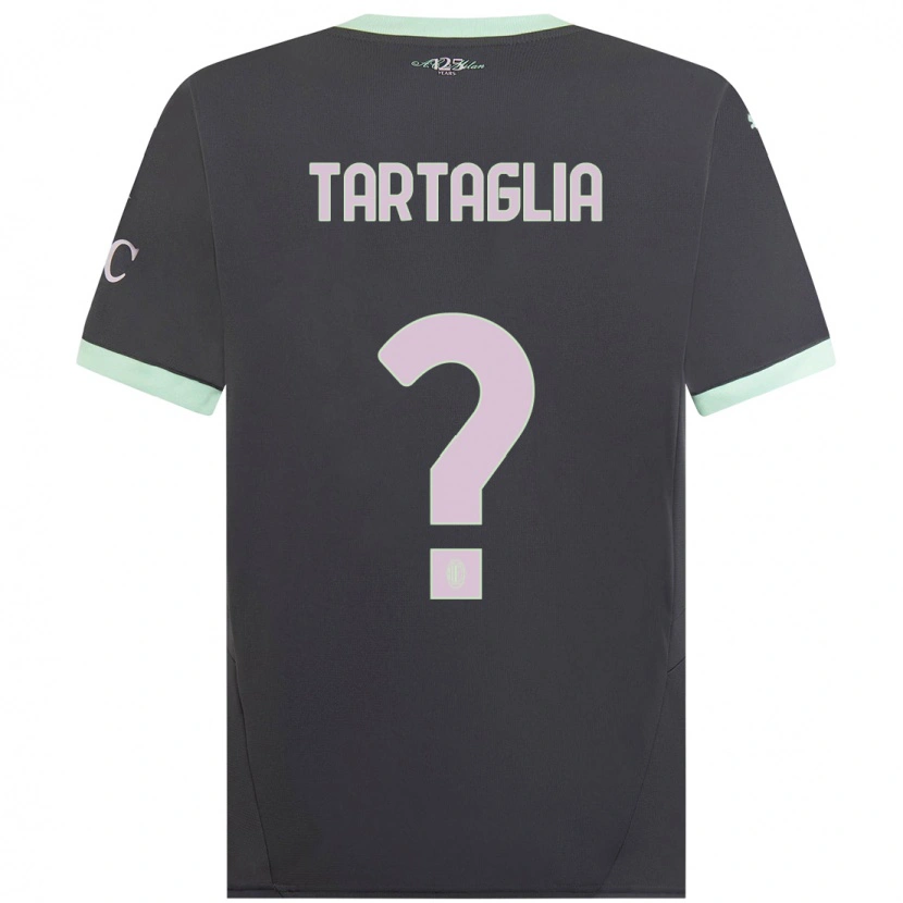 Danxen Herren Edoardo Tartaglia #0 Grau Ausweichtrikot Trikot 2024/25 T-Shirt