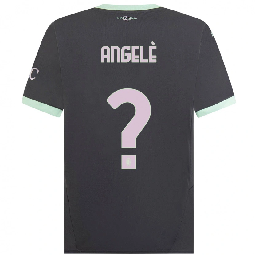 Danxen Herren Gregorio Angelè #0 Grau Ausweichtrikot Trikot 2024/25 T-Shirt