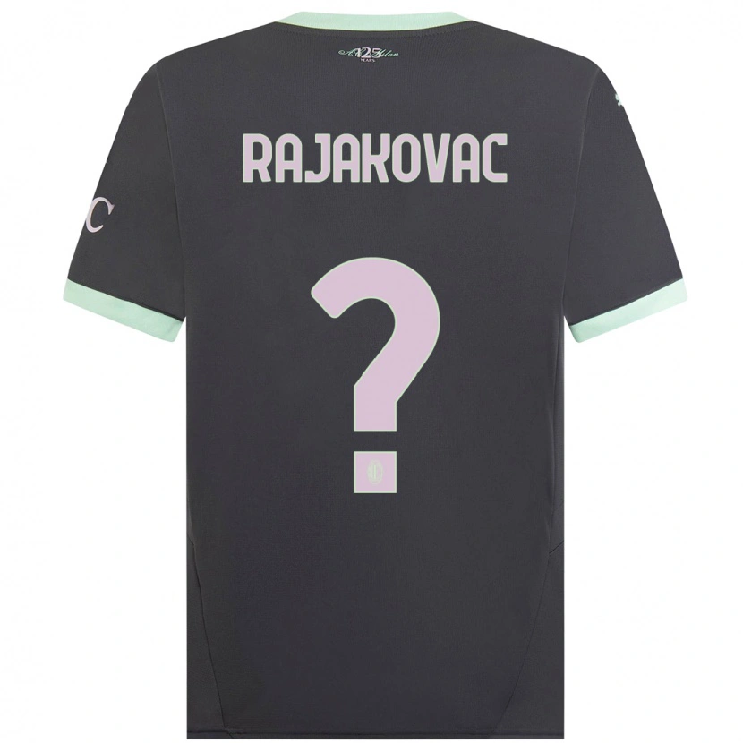 Danxen Herren Mihajlo Rajakovac #0 Grau Ausweichtrikot Trikot 2024/25 T-Shirt