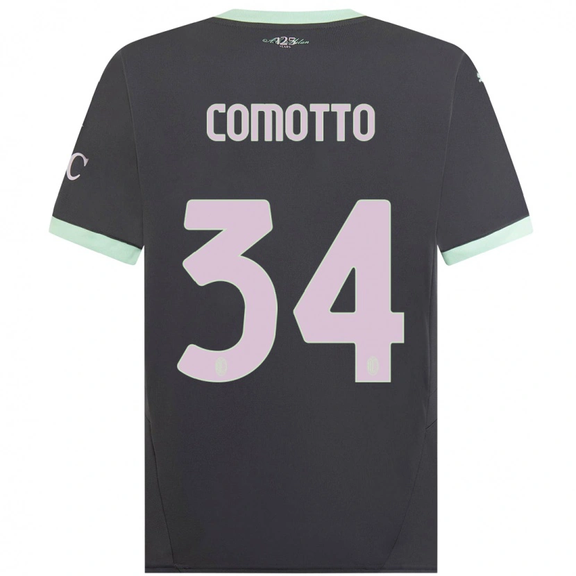 Danxen Herren Christian Comotto #34 Grau Ausweichtrikot Trikot 2024/25 T-Shirt