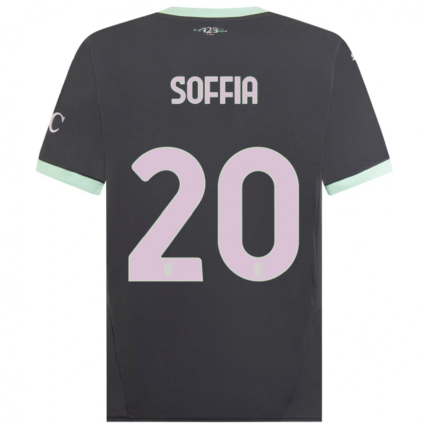 Danxen Herren Angelica Soffia #20 Grau Ausweichtrikot Trikot 2024/25 T-Shirt