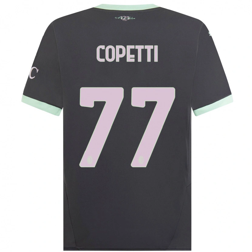 Danxen Herren Matilde Copetti #77 Grau Ausweichtrikot Trikot 2024/25 T-Shirt