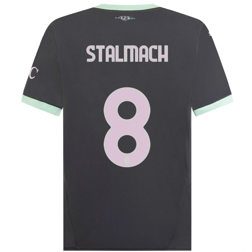 Danxen Herren Dariusz Stalmach #8 Grau Ausweichtrikot Trikot 2024/25 T-Shirt