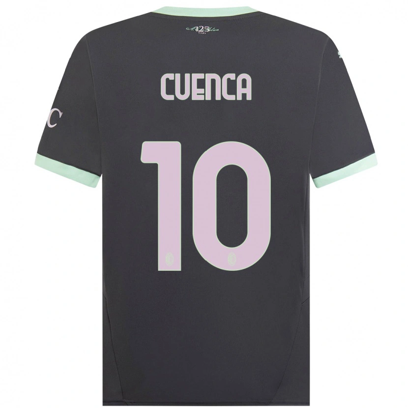 Danxen Herren Hugo Cuenca #10 Grau Ausweichtrikot Trikot 2024/25 T-Shirt