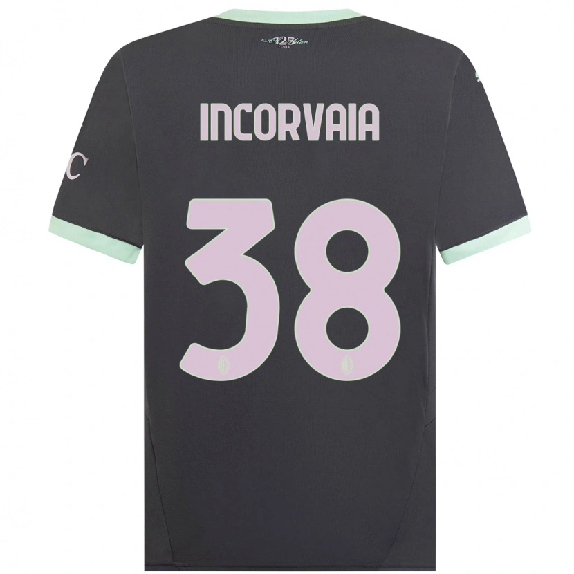 Danxen Herren Giovanni Incorvaia #38 Grau Ausweichtrikot Trikot 2024/25 T-Shirt