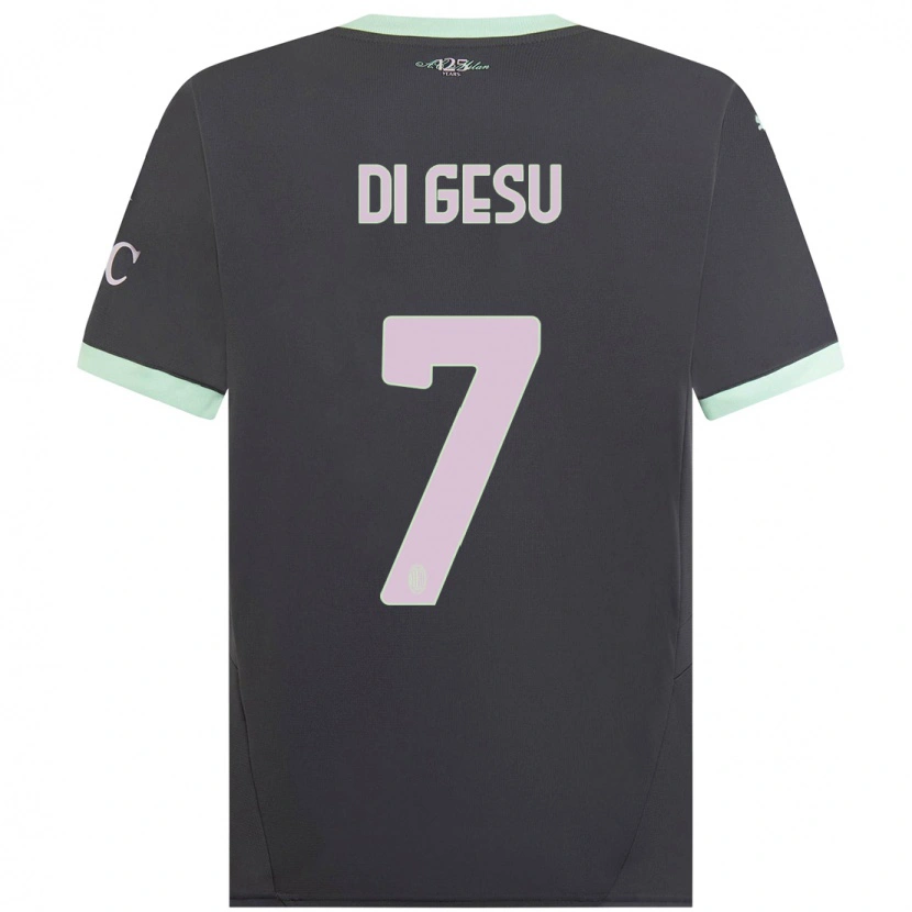 Danxen Herren Enrico Di Gesu #7 Grau Ausweichtrikot Trikot 2024/25 T-Shirt