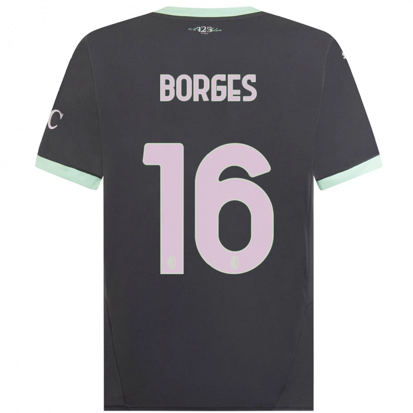 Danxen Herren Lenny Borges #16 Grau Ausweichtrikot Trikot 2024/25 T-Shirt