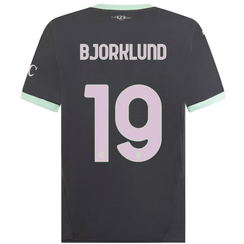 Danxen Herren Lukas Bjorklund #19 Grau Ausweichtrikot Trikot 2024/25 T-Shirt