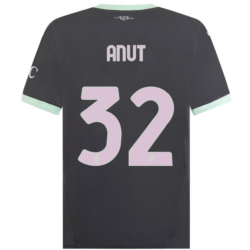 Danxen Herren Niccolo Anut #32 Grau Ausweichtrikot Trikot 2024/25 T-Shirt