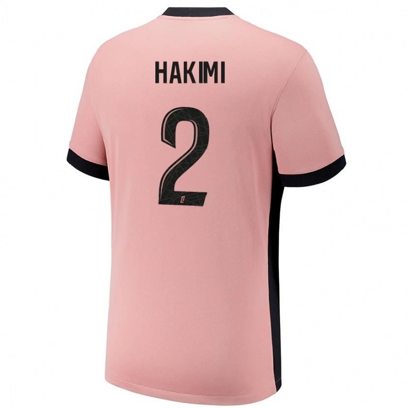 Danxen Herren Achraf Hakimi #2 Rostros Ausweichtrikot Trikot 2024/25 T-Shirt