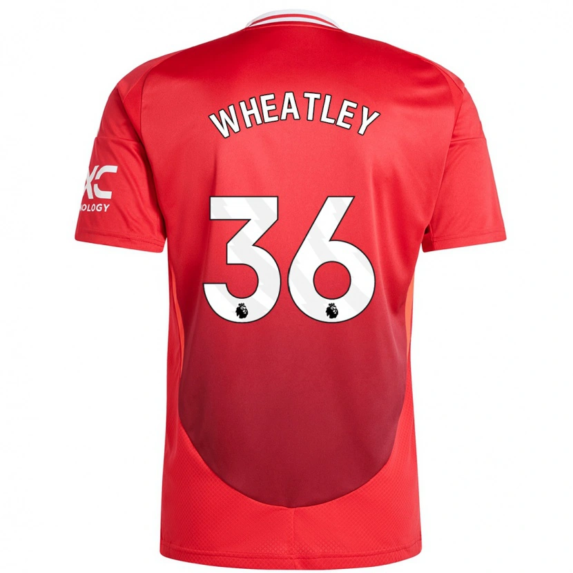 Danxen Damen Ethan Wheatley #36 Hellrot Heimtrikot Trikot 2024/25 T-Shirt