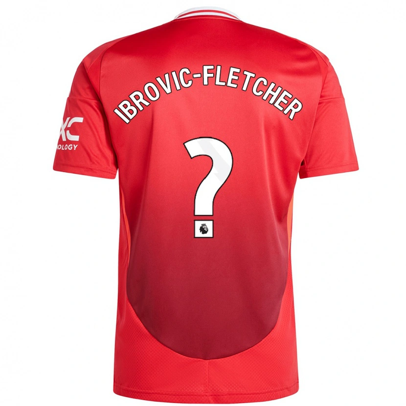 Danxen Damen Edward Ibrovic-Fletcher #0 Hellrot Heimtrikot Trikot 2024/25 T-Shirt