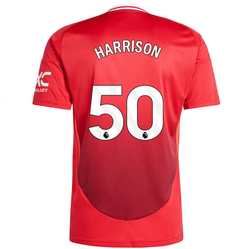 Danxen Damen Elyh Harrison #50 Hellrot Heimtrikot Trikot 2024/25 T-Shirt