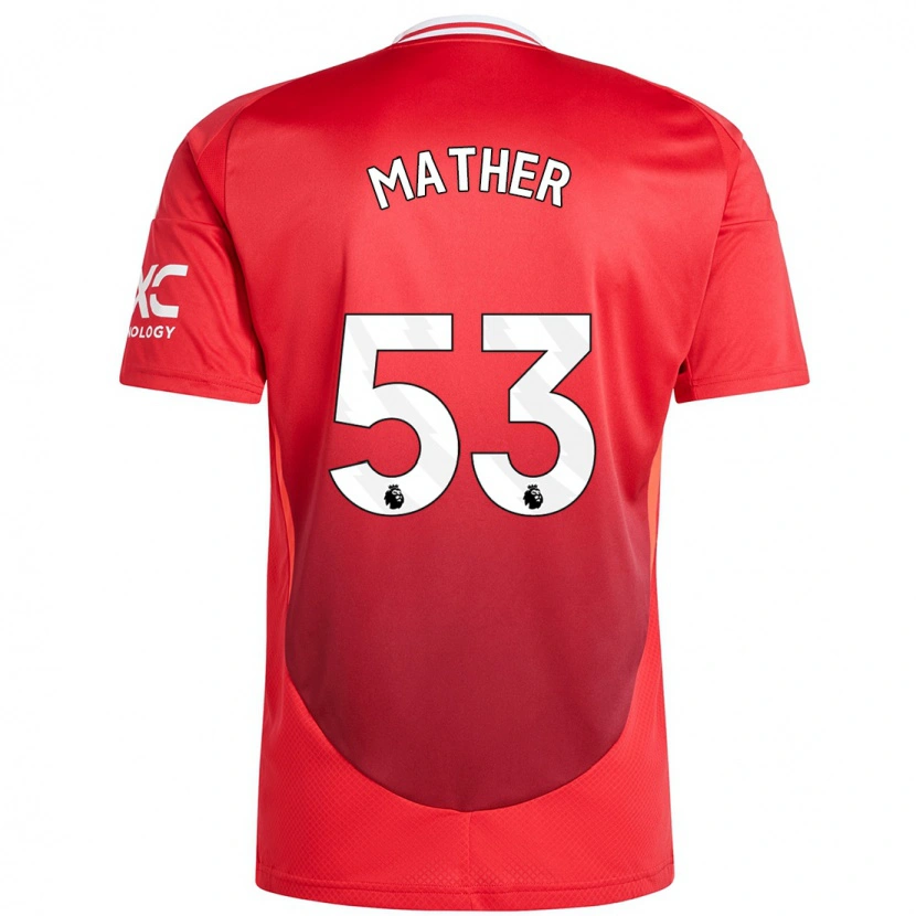 Danxen Damen Sam Mather #53 Hellrot Heimtrikot Trikot 2024/25 T-Shirt