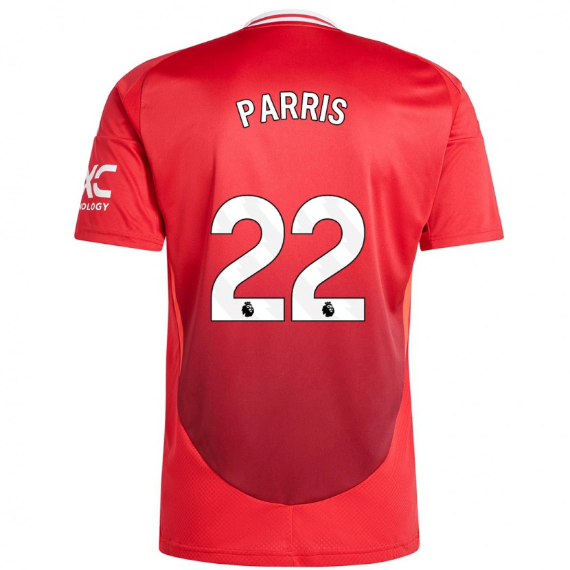 Danxen Damen Nikita Parris #22 Hellrot Heimtrikot Trikot 2024/25 T-Shirt