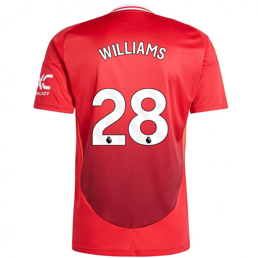 Danxen Damen Rachel Williams #28 Hellrot Heimtrikot Trikot 2024/25 T-Shirt