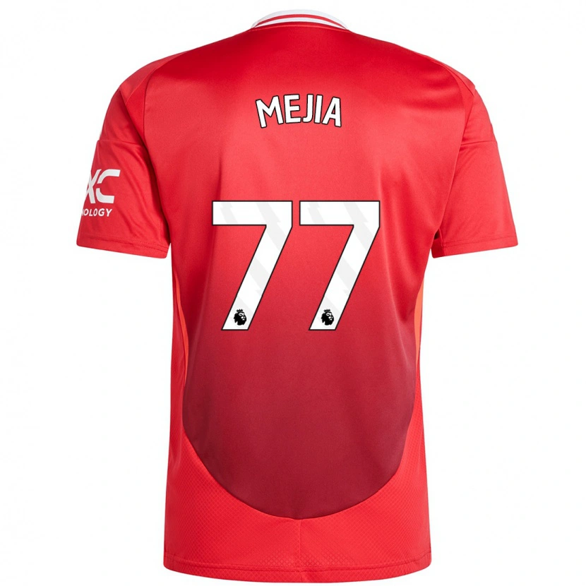 Danxen Damen Mateo Mejia #77 Hellrot Heimtrikot Trikot 2024/25 T-Shirt