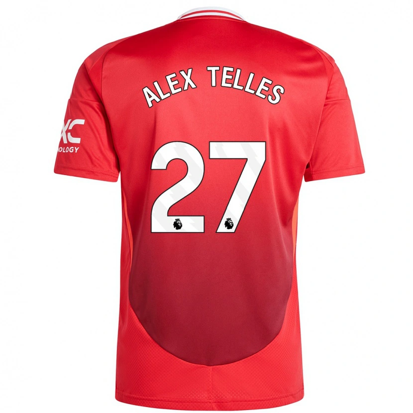Danxen Damen Alex Nicolao Telles #27 Hellrot Heimtrikot Trikot 2024/25 T-Shirt