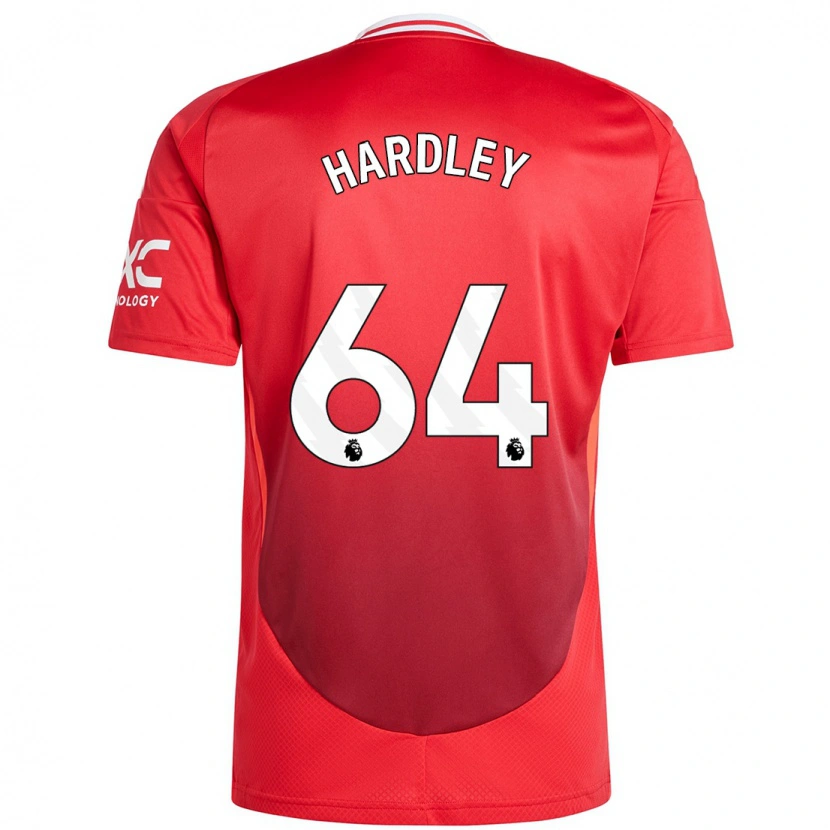Danxen Damen Bjorn Hardley #64 Hellrot Heimtrikot Trikot 2024/25 T-Shirt
