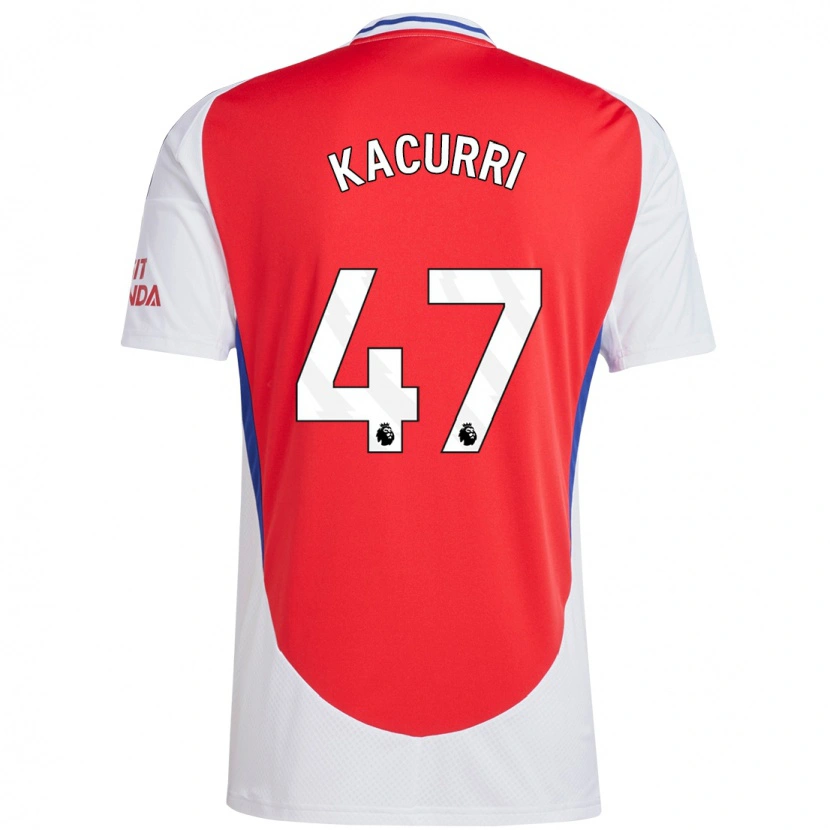 Danxen Damen Maldini Kacurri #47 Rot Weiß Heimtrikot Trikot 2024/25 T-Shirt