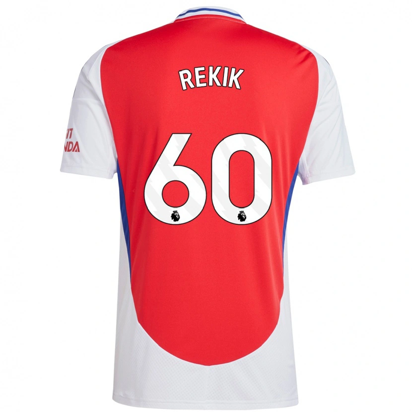 Danxen Damen Omar Rekik #60 Rot Weiß Heimtrikot Trikot 2024/25 T-Shirt