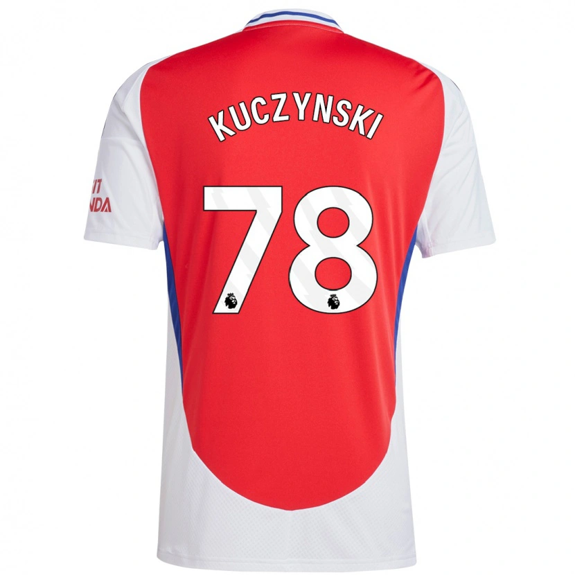 Danxen Damen Max Kuczynski #78 Rot Weiß Heimtrikot Trikot 2024/25 T-Shirt