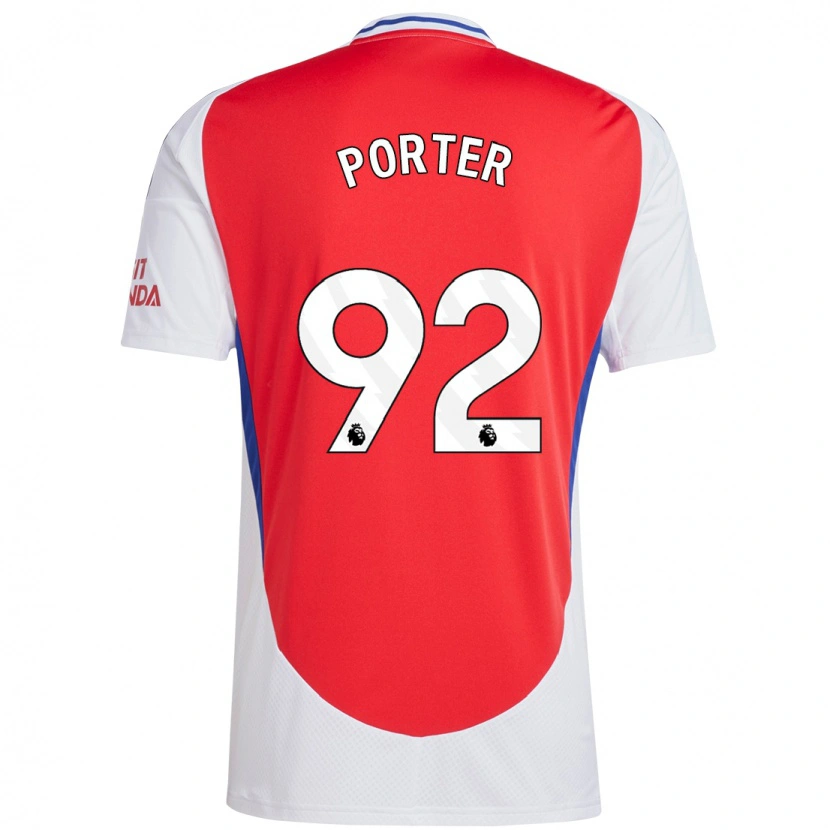 Danxen Damen Jack Porter #92 Rot Weiß Heimtrikot Trikot 2024/25 T-Shirt