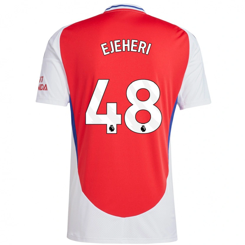 Danxen Damen Ovie Ejeheri #48 Rot Weiß Heimtrikot Trikot 2024/25 T-Shirt