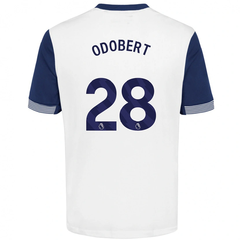 Danxen Damen Wilson Odobert #28 Weiß Blau Heimtrikot Trikot 2024/25 T-Shirt