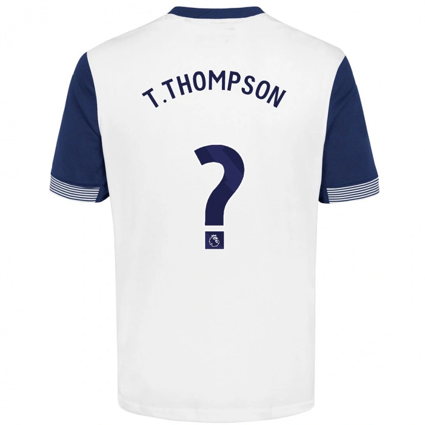 Danxen Damen Tynan Thompson #0 Weiß Blau Heimtrikot Trikot 2024/25 T-Shirt