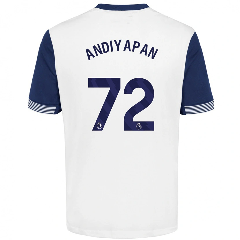 Danxen Damen William Andiyapan #72 Weiß Blau Heimtrikot Trikot 2024/25 T-Shirt