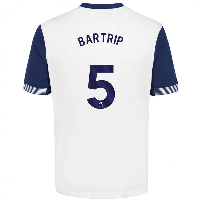 Danxen Damen Molly Bartrip #5 Weiß Blau Heimtrikot Trikot 2024/25 T-Shirt