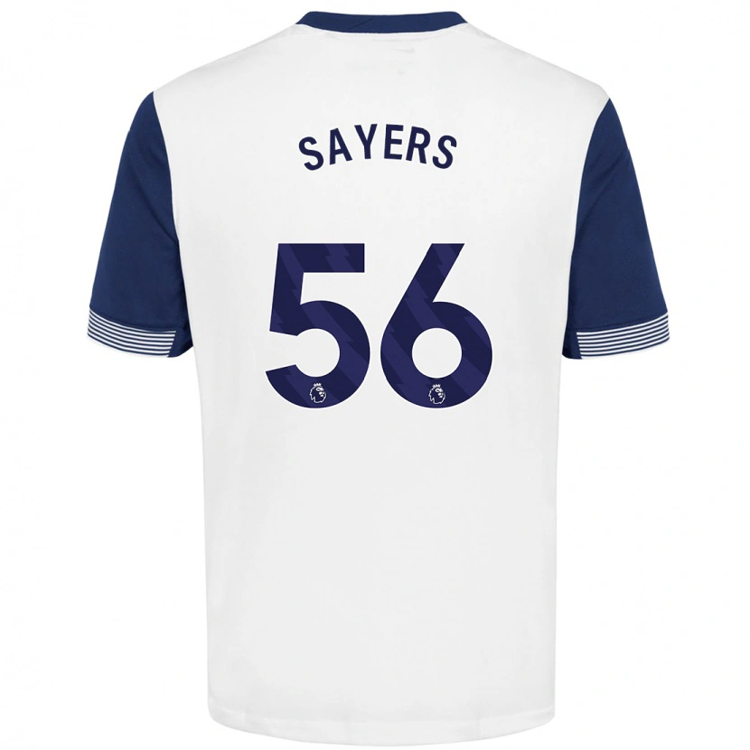 Danxen Damen Charlie Sayers #56 Weiß Blau Heimtrikot Trikot 2024/25 T-Shirt