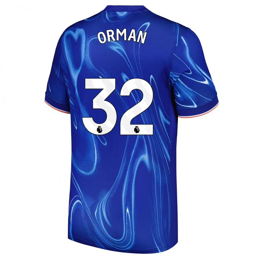 Danxen Damen Emily Orman #32 Blau Weiß Heimtrikot Trikot 2024/25 T-Shirt