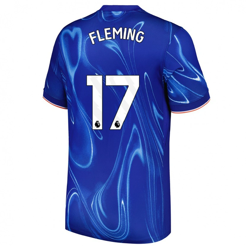 Danxen Damen Jessie Fleming #17 Blau Weiß Heimtrikot Trikot 2024/25 T-Shirt