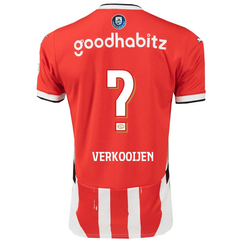 Danxen Damen Nicolas Verkooijen #0 Rot Weiß Heimtrikot Trikot 2024/25 T-Shirt