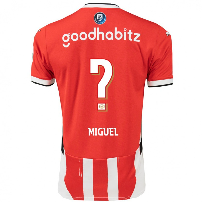Danxen Damen Yani Miguel #0 Rot Weiß Heimtrikot Trikot 2024/25 T-Shirt
