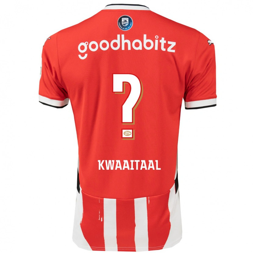 Danxen Damen Julian Kwaaitaal #0 Rot Weiß Heimtrikot Trikot 2024/25 T-Shirt