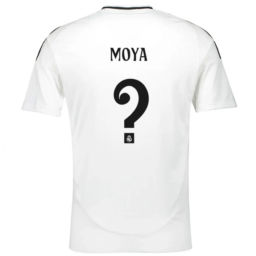 Danxen Damen Alejandro Moya #0 Weiß Heimtrikot Trikot 2024/25 T-Shirt