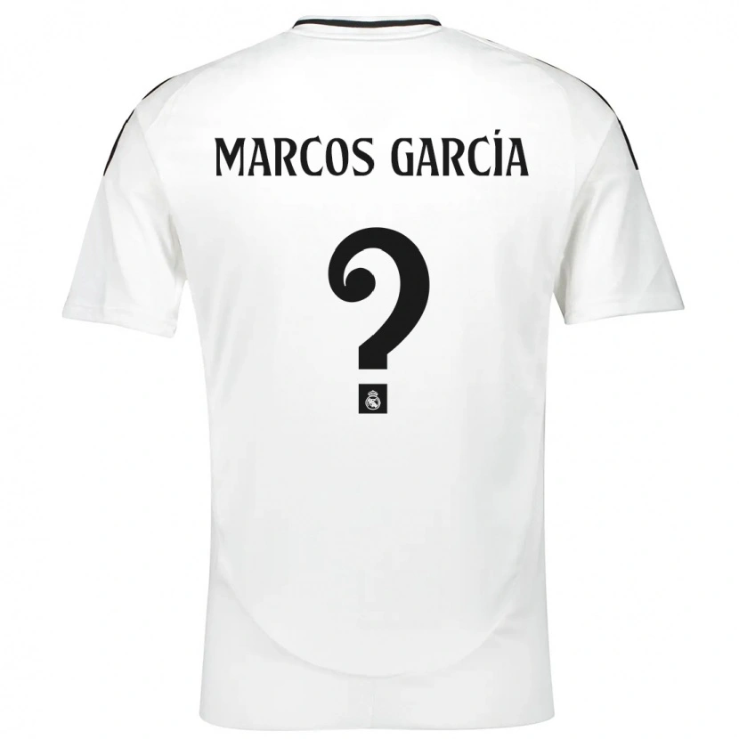 Danxen Damen Marcos García #0 Weiß Heimtrikot Trikot 2024/25 T-Shirt