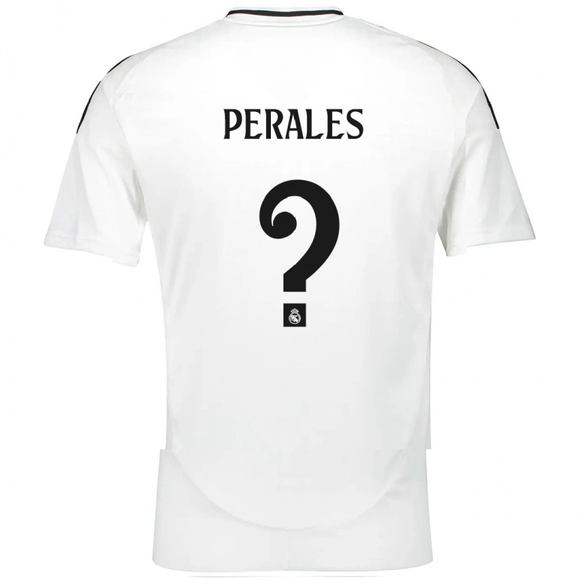 Danxen Damen Miguel Perales #0 Weiß Heimtrikot Trikot 2024/25 T-Shirt