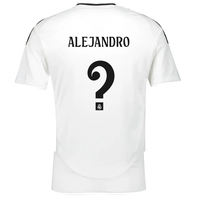 Danxen Damen Alejandro Hernández #0 Weiß Heimtrikot Trikot 2024/25 T-Shirt