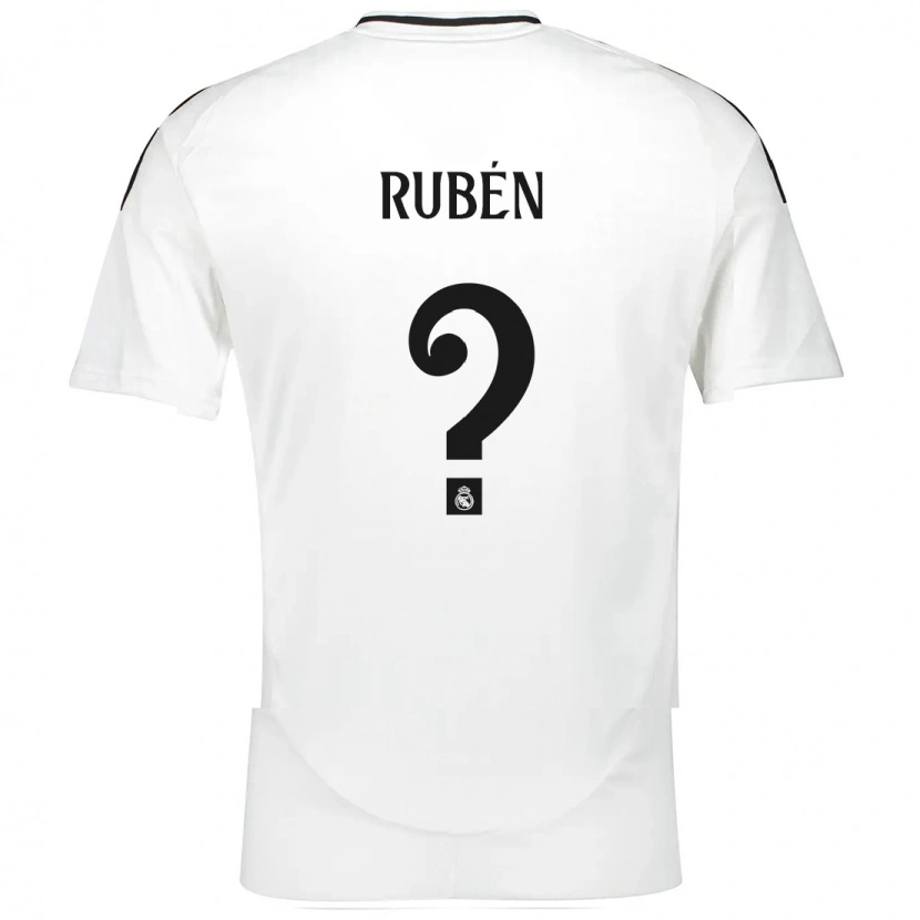 Danxen Damen Rubén López #0 Weiß Heimtrikot Trikot 2024/25 T-Shirt