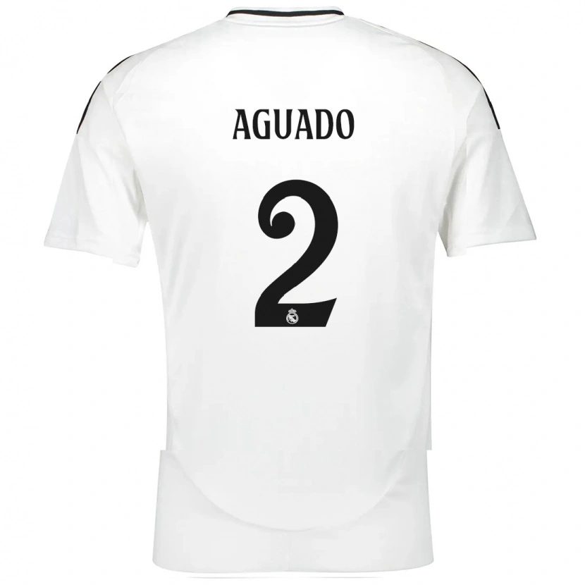 Danxen Damen Lorenzo Aguado #2 Weiß Heimtrikot Trikot 2024/25 T-Shirt