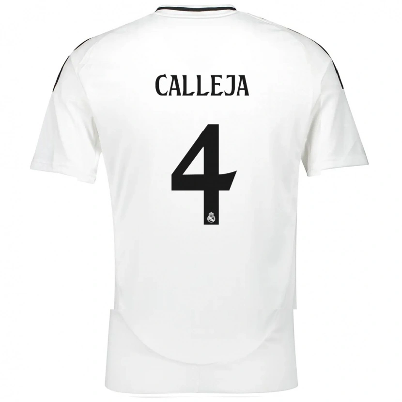 Danxen Damen Jaime Calleja #4 Weiß Heimtrikot Trikot 2024/25 T-Shirt