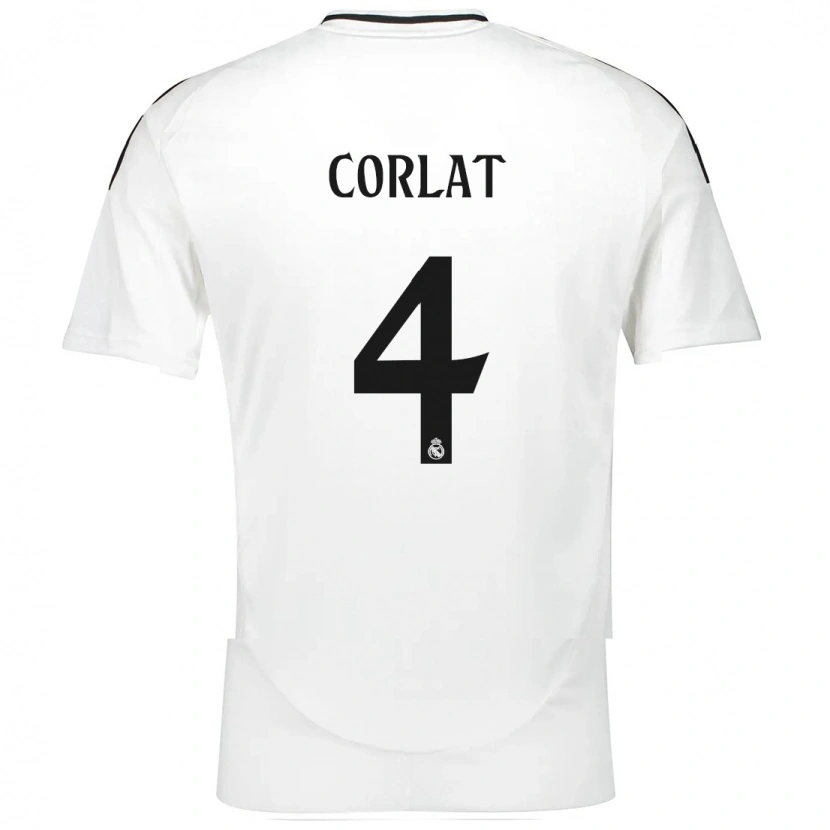 Danxen Damen Edu Corlat #4 Weiß Heimtrikot Trikot 2024/25 T-Shirt