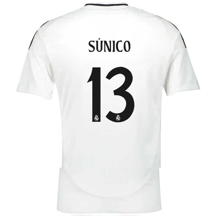 Danxen Damen Guille Súnico #13 Weiß Heimtrikot Trikot 2024/25 T-Shirt